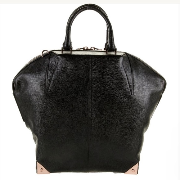 ALEXANDER WANG SATCHEL/CROSSBODY BAG W/ROSE GOLD TONE HARDWARE ADJUSTABLE STRAP - Picture 2 of 7